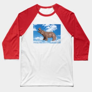 ANIMAL HEAVEN Hippo Baseball T-Shirt